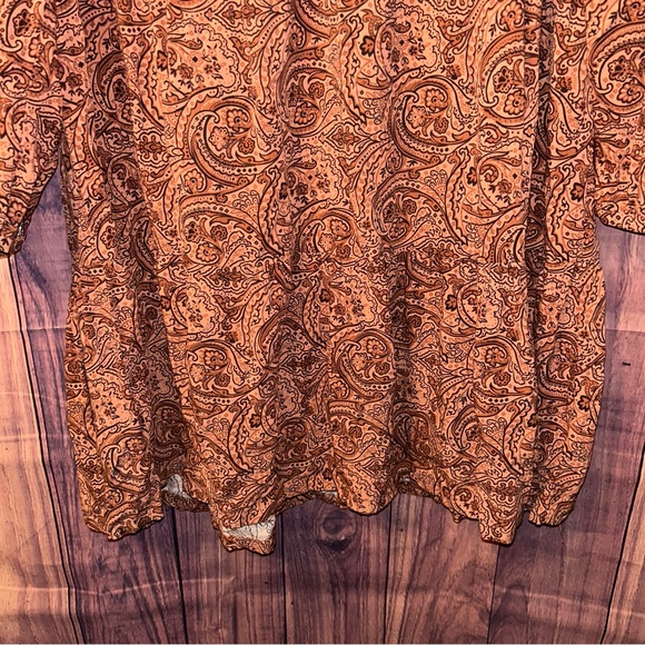 Lucky Brand Terracotta V-Neck Dress - Picture 6 of 7